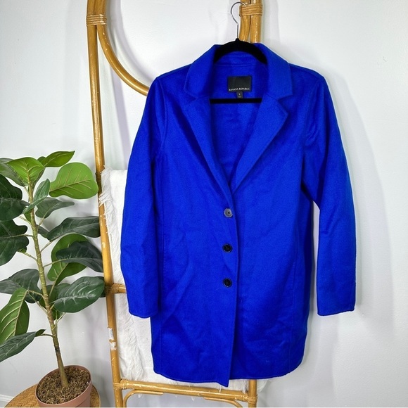 Banana Republic Double Face Mid Length Coat sz S - Picture 1 of 4